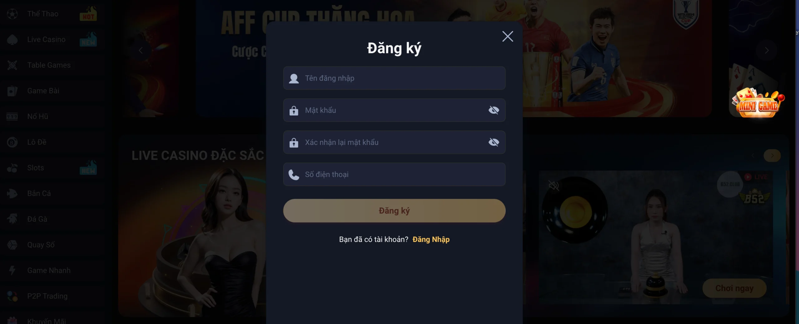 Hướng dẫn cách đăng ký 009casino cho tân thủ