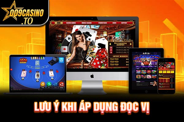 Lưu ý khi áp dụng đọc vị